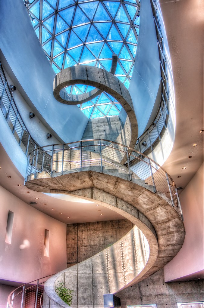 Corkscrew Staircase at the Salvador Dali Museum in St. Petersburg